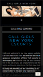 Mobile Screenshot of callgirlsnewyork.com