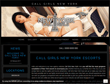 Tablet Screenshot of callgirlsnewyork.com